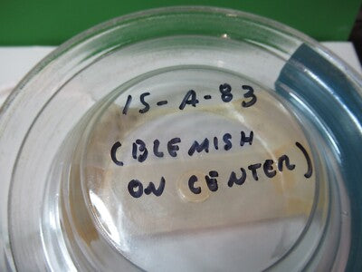 Optical Flat Fused silica Zygo 3" Dia small blemish Optics