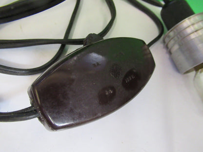 ANTIQUE BRASS AO SPENCER LAMP ASSEMBLY MICROSCOPE PART AS PICTURED V1-A-27