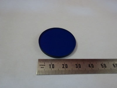 Wild Swiss M20 Glass Blue Filter Lens Microscope Part Optics