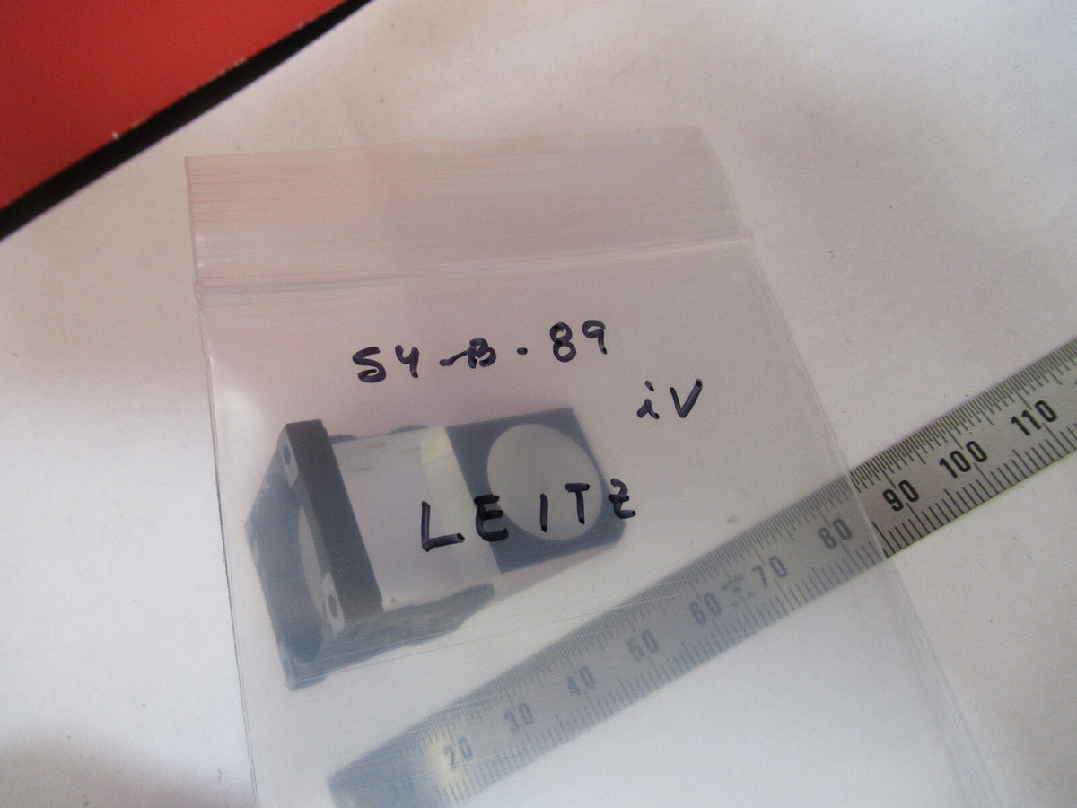 LEITZ WETZLAR GERMANY HEAD PRISM OPTICS OPTICAL MICROSCOPE PART AS PIC S4-B-89
