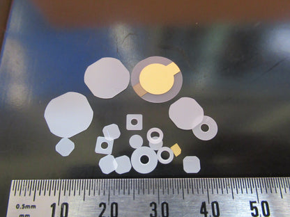 LOT ASSORTED PIEZO QUARTZ PIEZOELECTRIC BLANKS ULTRASONIC SENSOR &1e-ft-75