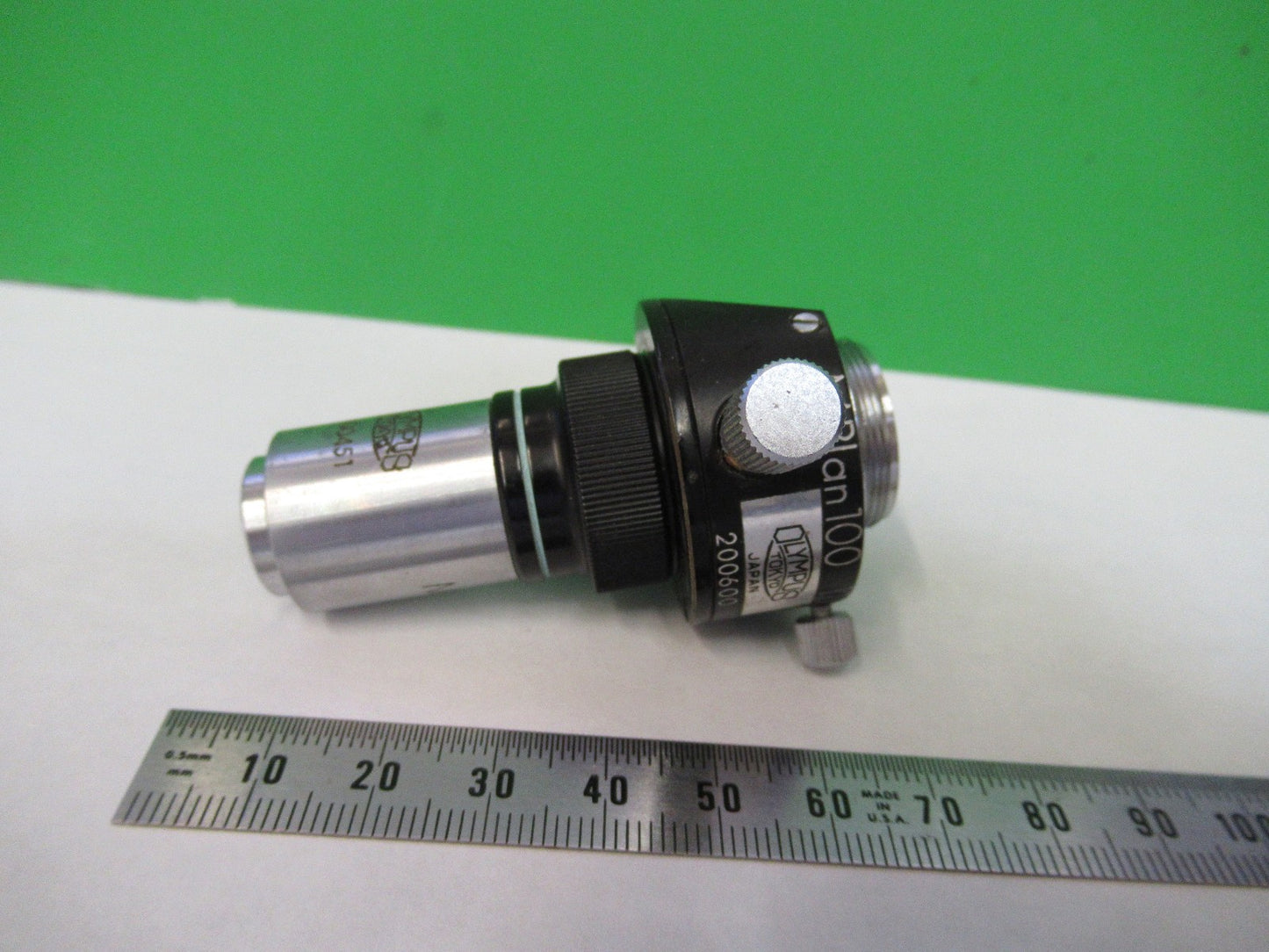 OLYMPUS JAPAN DIC M100 N NOMARSKI OBJECTIVE MICROSCOPE PART AS PICTURED Y3-B-03