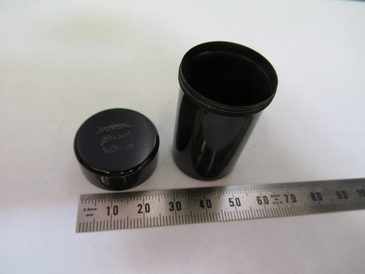 Empty Vintage Brass Busch Objective Container Microscope Part