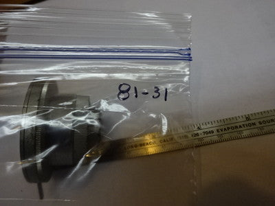 FOR PARTS MICROSCOPE PART CONDENSER [rusty, but moves] OPTICS AS IS #81-31