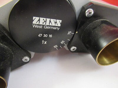 Carl Zeiss AG Germany IN35 Binocular Head Optics 473016 Microscope Part AS Pic