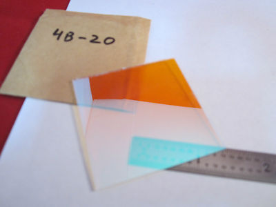Optical Orange Filter Laser Optics Bin #4B-20 iv