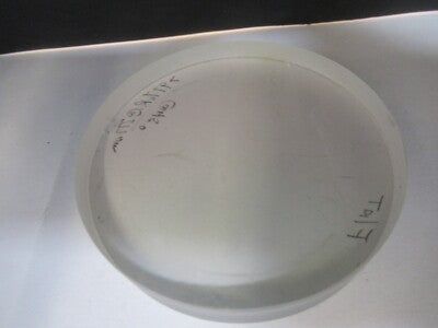 FOR PARTS OPTICAL FLAT UV ULTRAVIOLET OPTICS POLISH-DULL AS PICTURED &A3-B-50
