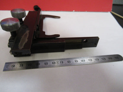 ANTIQUE XY STAGE CLIPS AO SPENCER MICROSCOPE PART AS PICTURED S4-B-75