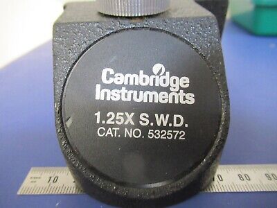 CAMBRIDGE INSTRUMENTS 1.25X S.W.D. 532572 STEREO OBJECTIVE AS PICTURED &9-A-43