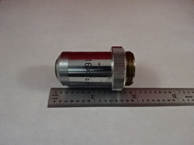 LEITZ WETZLAR GERMANY OBJECTIVE PL 16X MICROSCOPE OPTICS AS IS BIN#W4-G-05