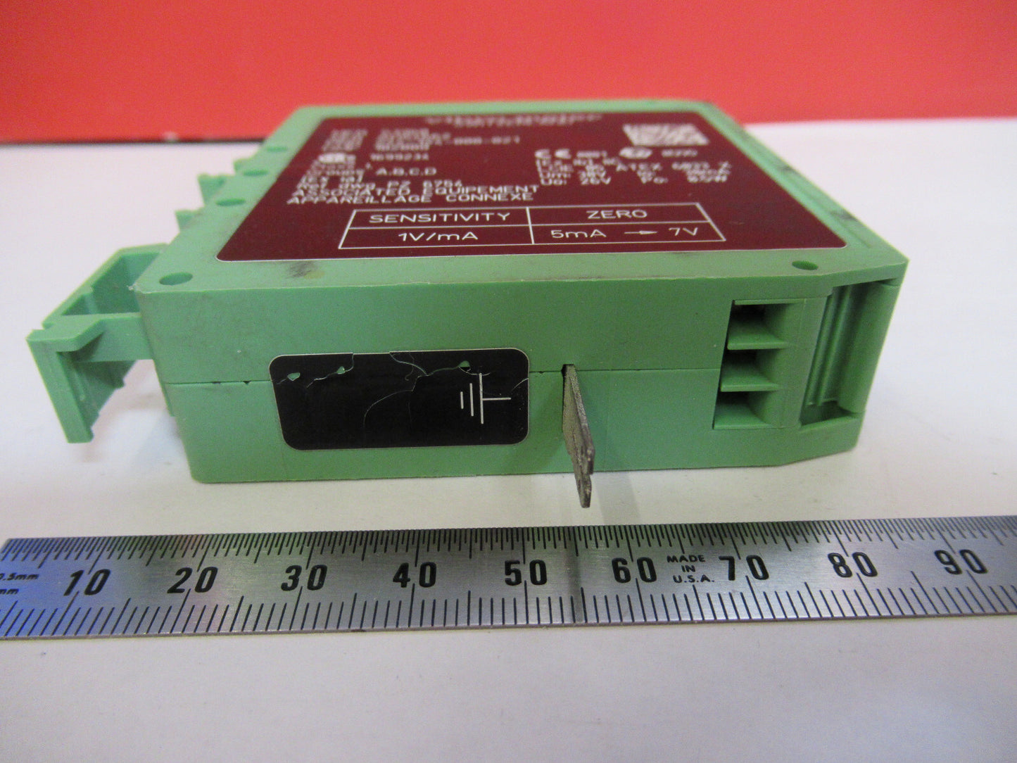 Meggitt Vibro-meter Gsi 124 Galvanic Isolation Module for SENSORs AS Pic