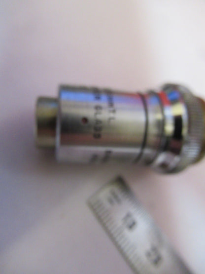 BAUSCH LOMB 5X    /215mm OBJECTIVE LENS MICROSCOPE PART AS PICTURED T5-A-28