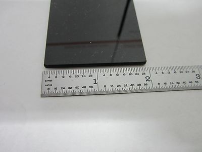 OPTICAL OPAQUE DARK GLASS LASER OPTICS AS IS BIN#L2-18