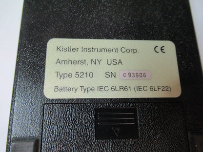 KISTLER K-BEAM POWER SUPPLY 5210 for ACCELEROMETER AS PICTURED G5-A-12