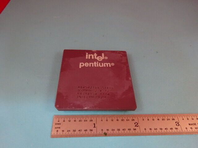 FOR PARTS RECYCLE SCRAP GOLD PENTIUM INTEL CHIP PROCESSOR AS IS #AV-05