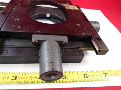 TABLE POSITIONING STAGE PART WITHOUT MICROMETERS AS IS &IL-74-08