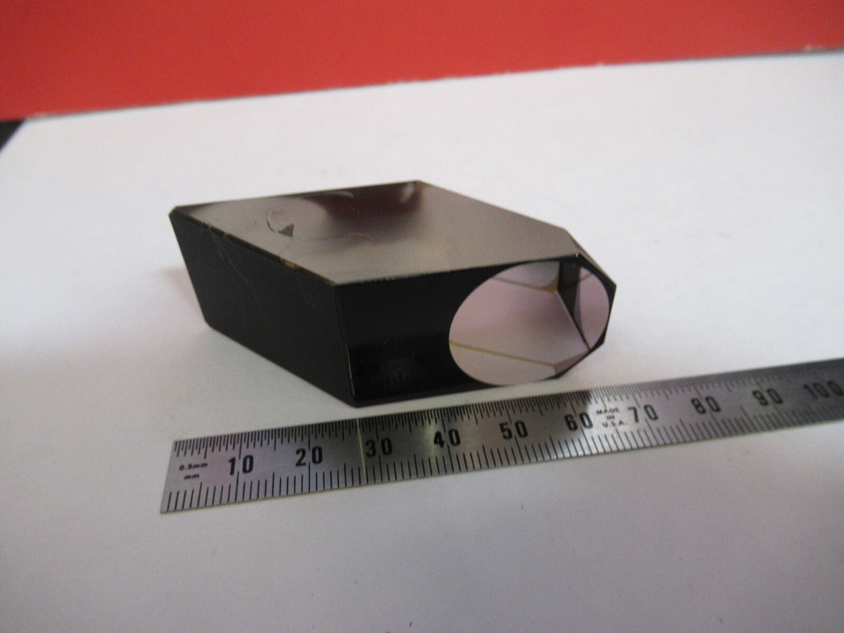 ZEISS GERMANY GLASS PRISM HEAD OPTICS MICROSCOPE PART AS PICTURED Y5-A-59