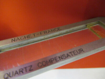 Antique Nachet France Quartz Compensator Microscope Part