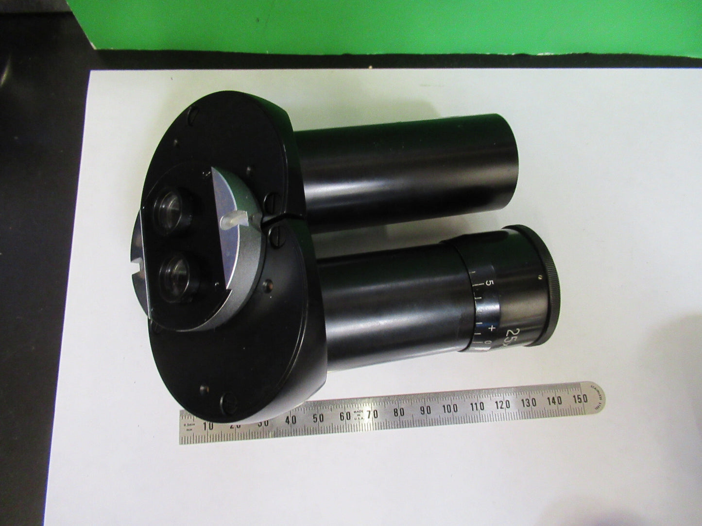 CARL ZEISS BINOCULAR HEAD STEREO OPTICS MICROSCOPE PART AS PICTURED S1-B-86