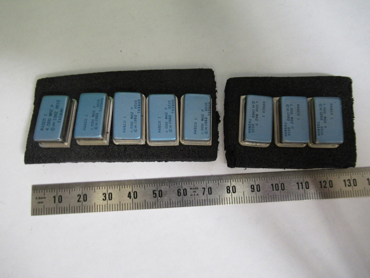LOT Rasco 4 MHz TAIWAN  OSCILLATOR QUARTZ FREQUENCY CONTROL AS PICTURED T5-A-112