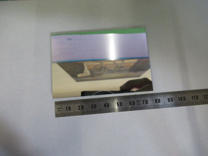 OPTICAL  FLAT MIRROR OPTICS AS IS #Z5-A-65