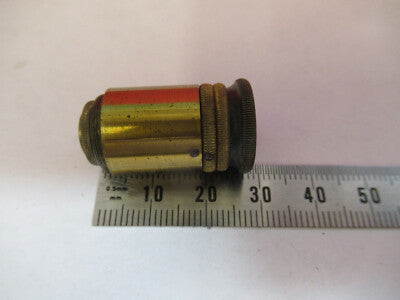 Antique Brass Nachet Objective France Microscope Part
