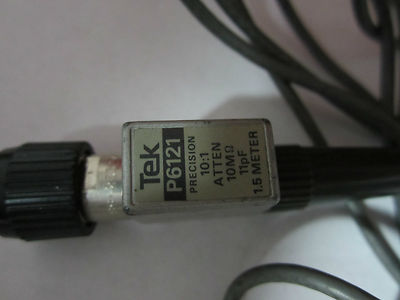 TEKTRONIX TEK P6121 FREQUENCY PROBE OSCILLOSCOPE AS IS 1.5 METER BIN#8Y