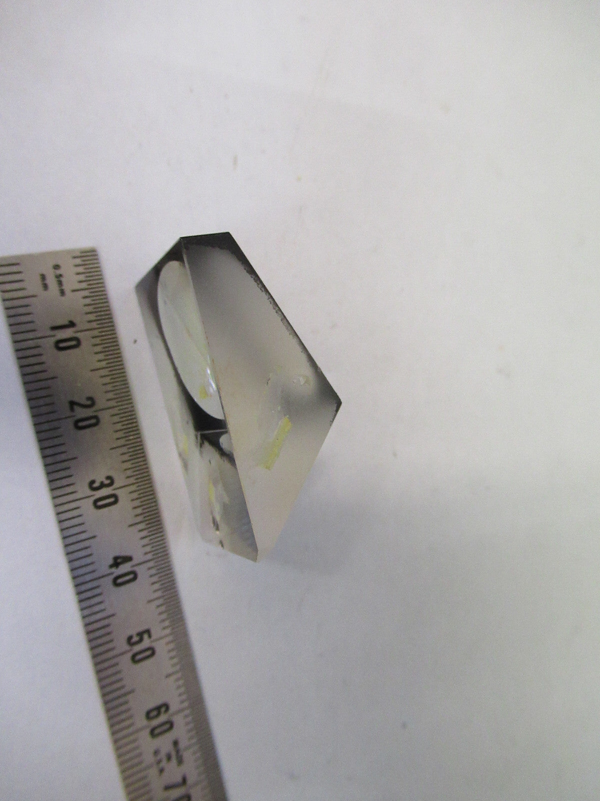 Ernst Leitz Wetzlar Germany Glass Prism Optics Microscope Part