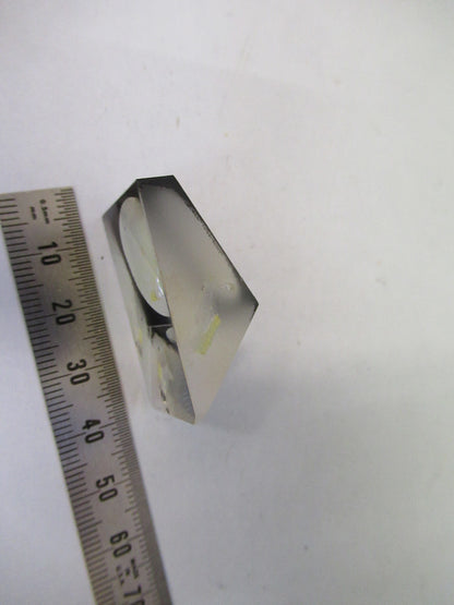Ernst Leitz Wetzlar Germany Glass Prism Optics Microscope Part