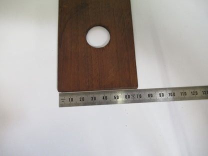 ANTIQUE BECK LONDON WOODEN STAGE MICROSCOPE AS PICTURED X4-A-62