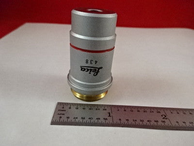 LEICA OBJECTIVE ACHRO 4X MICROSCOPE OPTICS AS IS BIN#W4-G-12