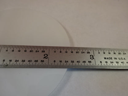 WHITE GLASS OPAQUE SPECIMEN STAGE TABLE MICROSCOPE PART AS IS #Z4-A-02