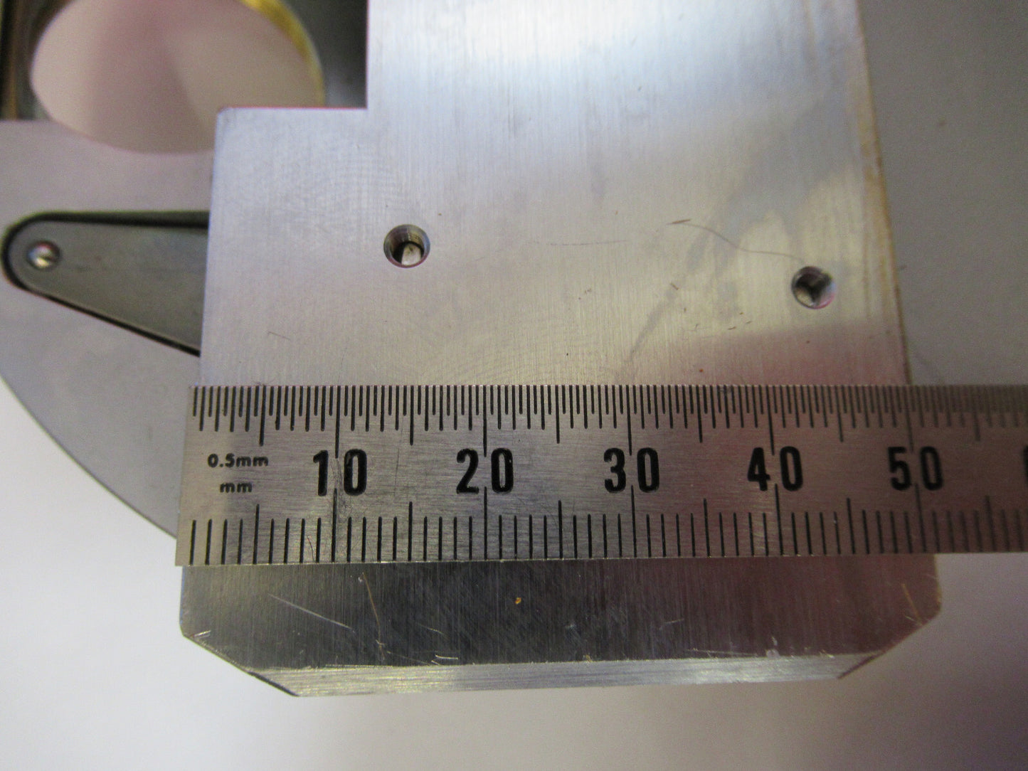 REICHERT AUSTRIA SEXTUPLE EMPTY NOSEPIECE MICROSCOPE PART AS PICTURED Y5-A-23