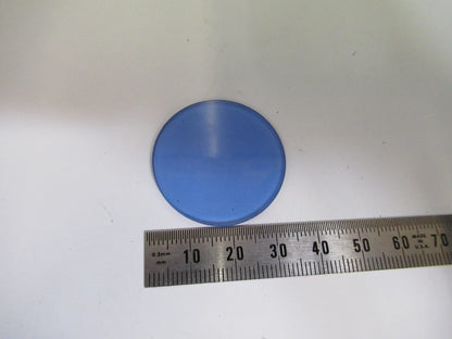 WILD HEERBRUGG SWISS BLUE FILTER GLASS MICROSCOPE PART AS PICTURED X5-A-64