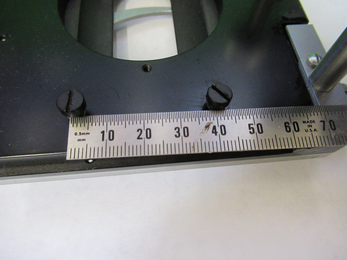 BECK KASSEL CBS GERMANY XY STAGE TABLE MICROSCOPE PART AS PICTURED G8-A-02