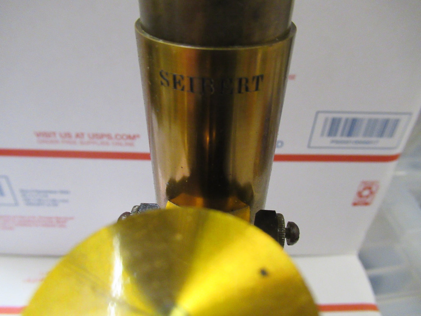 BRASS ANTIQUE SEIBERT GERMANY RARE MICROSCOPE  AS PICTURED LOB-PARYLE