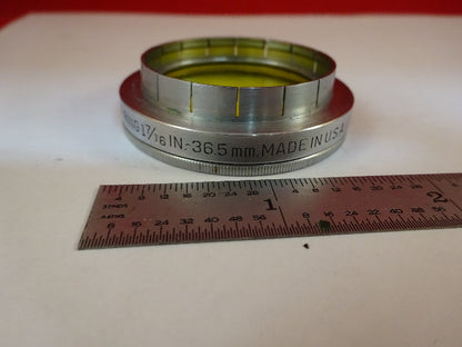 OPTICAL LENS FILTER KODAK ADAPTER RING 36.5 mm OPTICS AS IS #M2-B-65