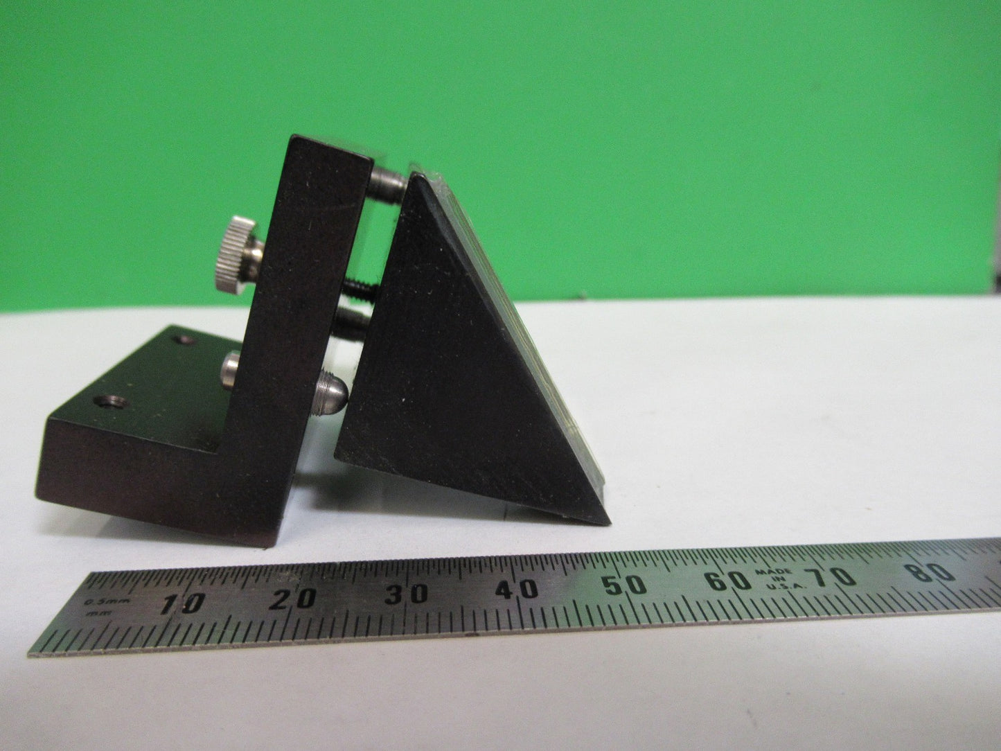 OLYMPUS JAPAN MOUNTED BEAM SPLITTER OPTICS MICROSCOPE PART AS PICTURED T6-B-09