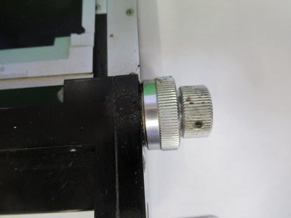 OLYMPUS JAPAN  XY STAGE TABLE MICROSCOPE PART AS PICTURED T7-FD-95
