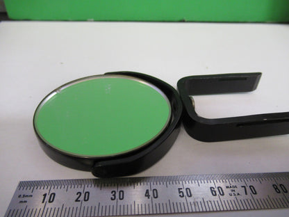 ANTIQUE BAUSCH LOMB MIRROR ASSEMBLY OPTICS MICROSCOPE PART AS PICTURED U9-A-10