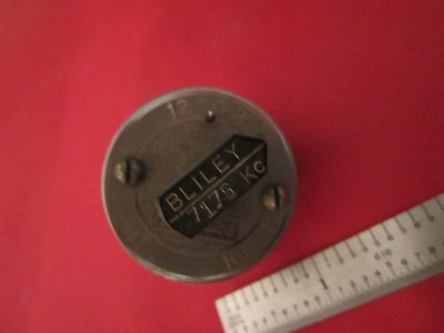 VINTAGE WWII BLILEY QUARTZ CRYSTAL VARIABLE FREQUENCY VF1 7176 KC