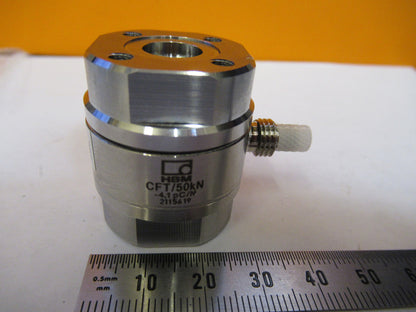 HBM FORCE QUARTZ SENSOR CFT 50 kN LOAD CELL AS PICTURED  47-FD-13