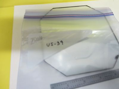 OPTICAL LARGE TRUNCATED GLASS LASER OPTICS AS IS BIN#U5-39