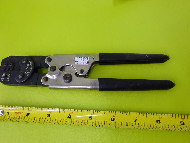 ITT CANNON CABLE CRIMPING TOOL AS IS BIN#TA-3E