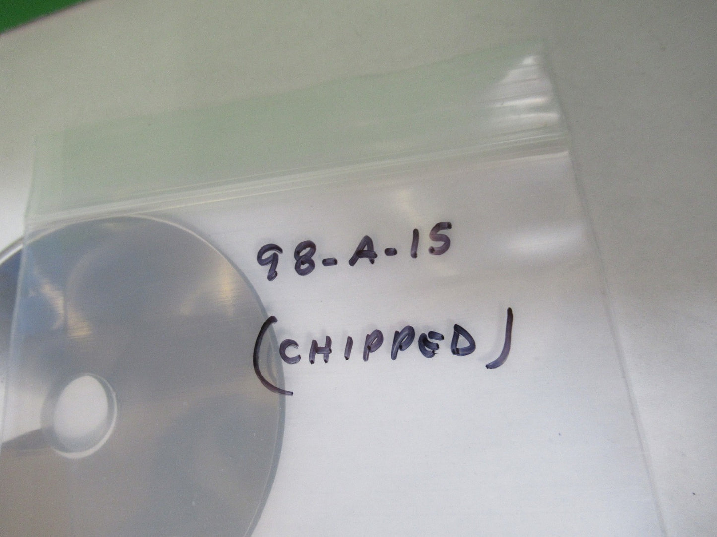OPTICAL VARIABLE BEAM SPLITTER  [chipped] OPTICS AS PICTURED 98-A-15