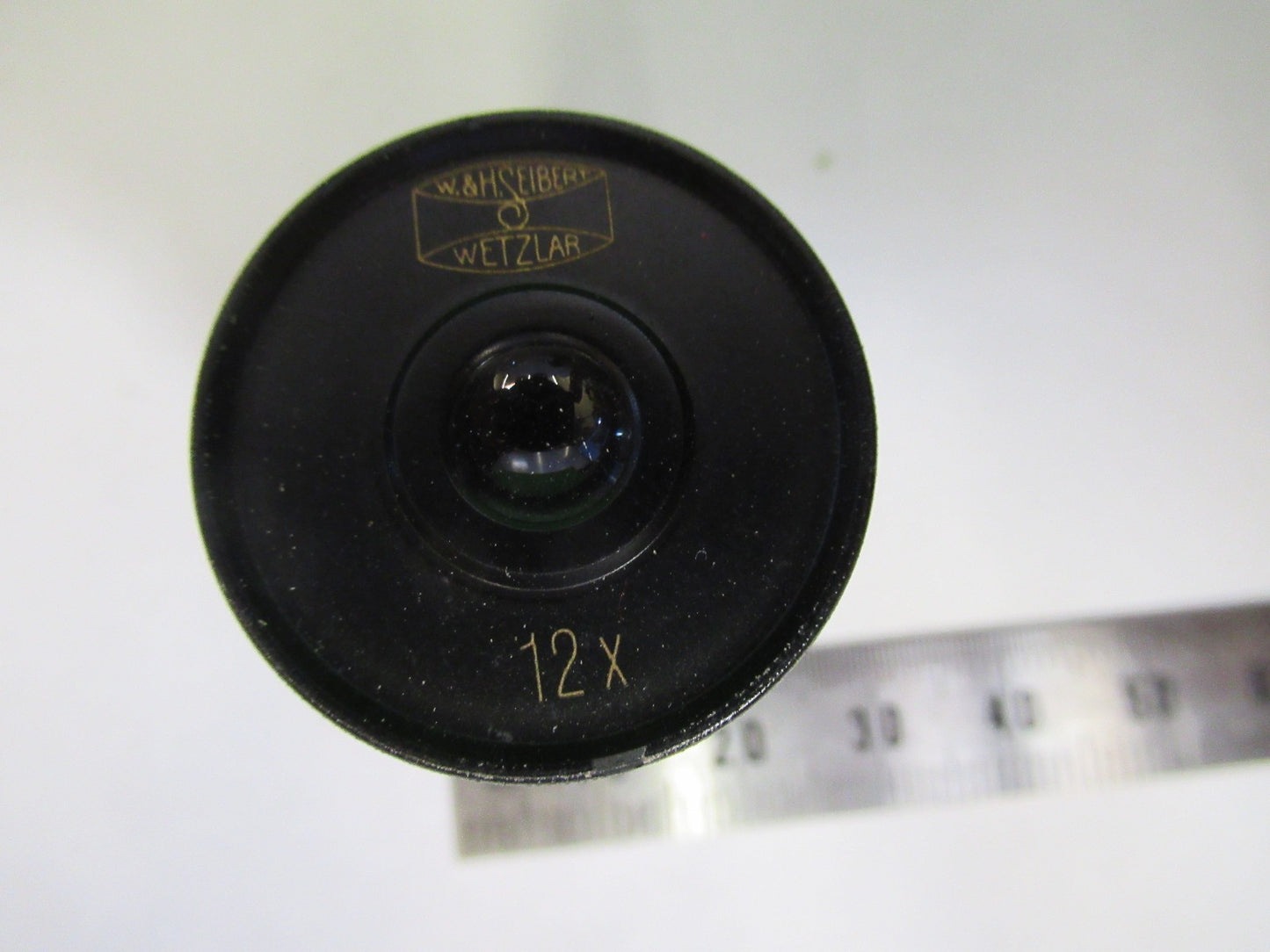 SEIBERT WETZLAR 12X GERMANY EYEPIECE LENS MICROSCOPE PART AS PICTURED U9-A-24