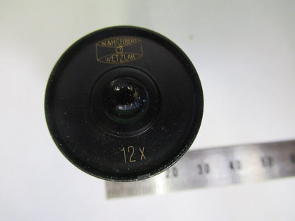 SEIBERT WETZLAR 12X GERMANY EYEPIECE LENS MICROSCOPE PART AS PICTURED U9-A-24
