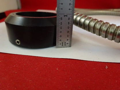 MICROSCOPE PART OPTICAL FIBER GLASS LIGHT GUIDE ILLUMINATOR OPTICS AS IS #IL6-04