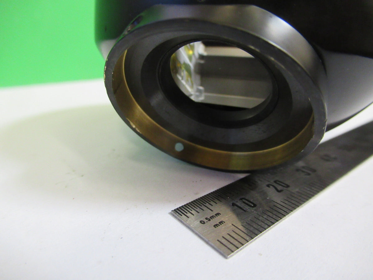 DOME PRISM HEAD POL ERNST LEITZ GERMANY MICROSCOPE PART AS PICTURED &R2-A-56