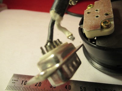 NIKON LAMP BULB HOLDER CABLE MICROSCOPE PART AS PICTURED #66-A-60